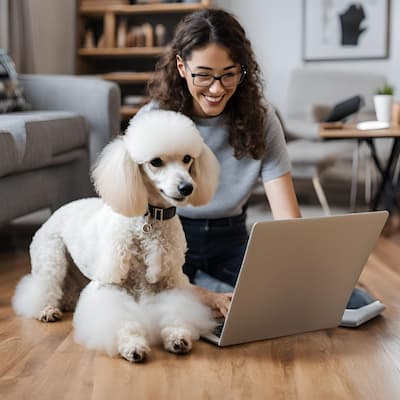 عکس رفتارشناسی و آموزش سگ خانگی آنلاین